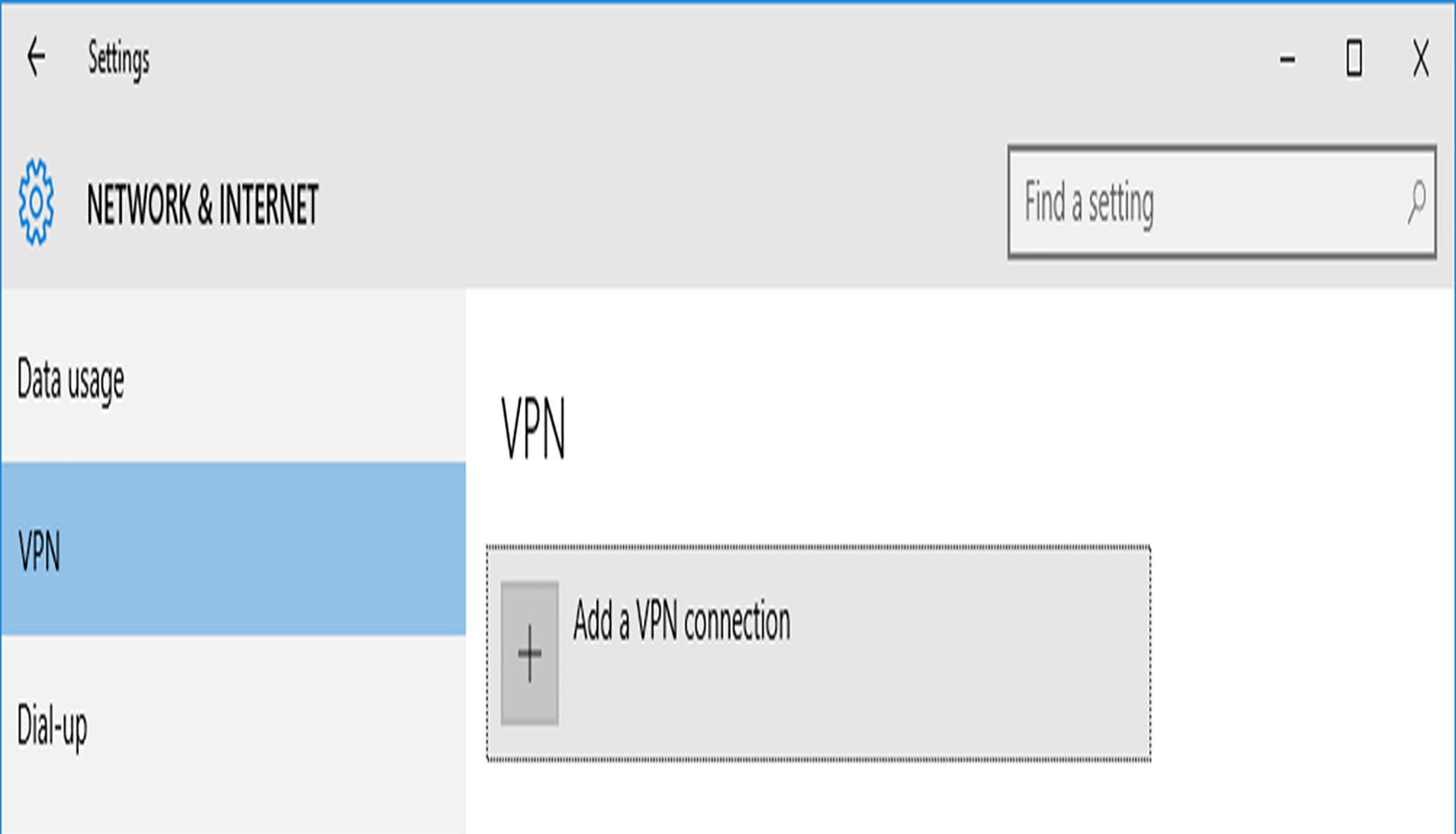 Add a VPN Connection