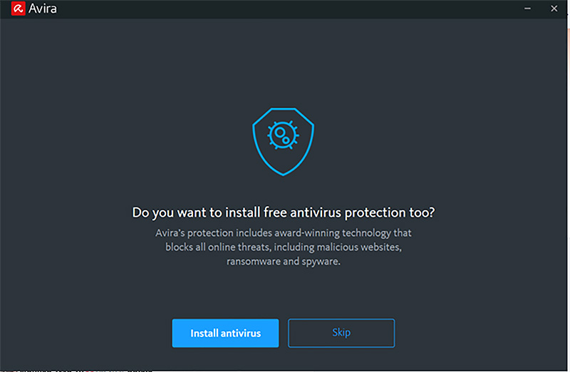 Nhấn chọn Install Antivirus