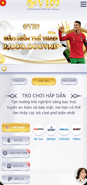 Truy cập Vuabai9 thành công bằng proton VPN